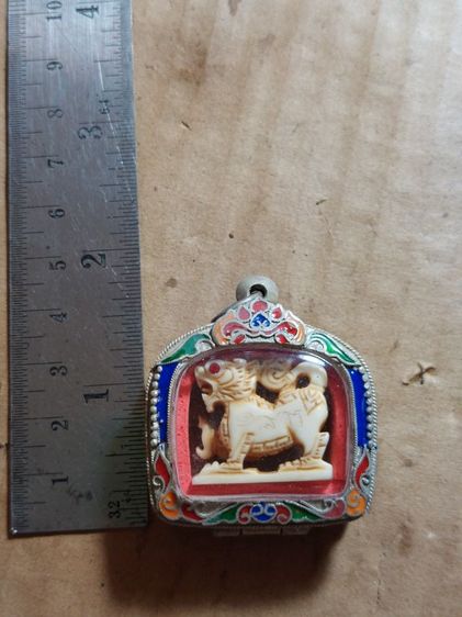 เครื่องรางสิงห์ทรงเครื่องหลวงพ่อหอมวัดชากหมากระยองพร้อมตลับ รูปที่ 7