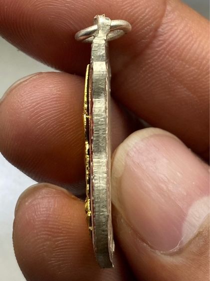 เหรียญพระพุทธชินราชอินโดจีน ลงยา หน้ากากทอง รูปที่ 4