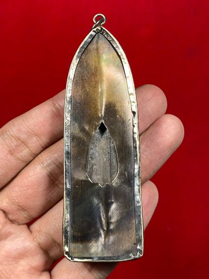 👏🏻ร้านแนะนำยอดเยี่ยม พระร่วงรางปืน กรุสุโขทัย เนื้อชิน เลี่ยมจับขอบนาค   รูปที่ 2