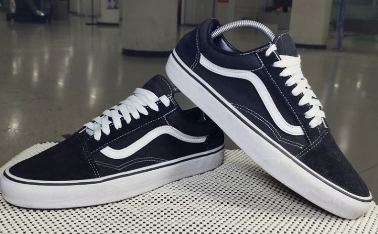 รองเท้า💥 VANS💥ของแท้‼️หนังกลับ พื้นเดิม นิ่ม สวยๆ สภาพดี💥ไซร์ 43 รูปที่ 10