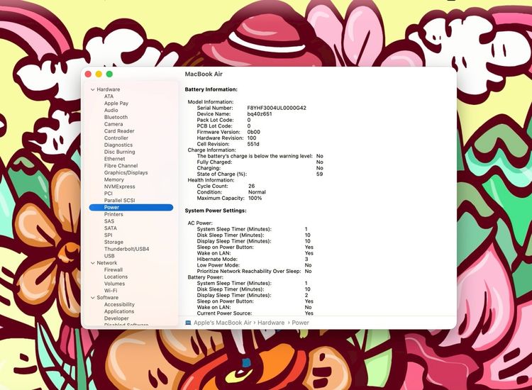 MacBook Air 13.6-inch M4 2025 Ram16GB SSD512GB SkyBlue apple care 22 June 2026 รูปที่ 13