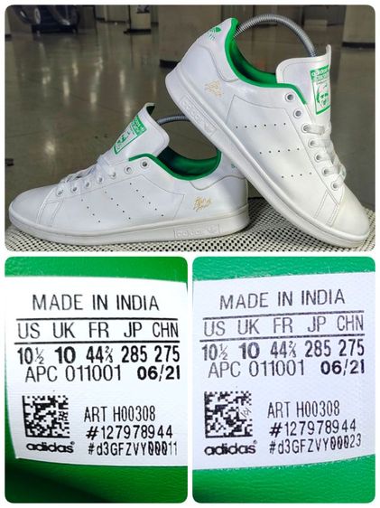 รองเท้า💥adidas stansmith Primegreen💥ของแท้‼️สวยๆ เดิมๆ สภาพดี💥ไซร์ 44.5 รูปที่ 10