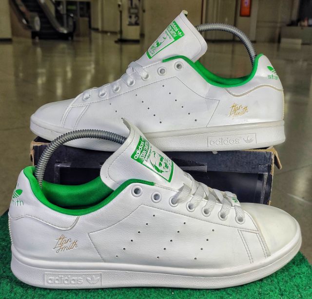 รองเท้า💥adidas stansmith Primegreen💥ของแท้‼️สวยๆ เดิมๆ สภาพดี💥ไซร์ 44.5 รูปที่ 14