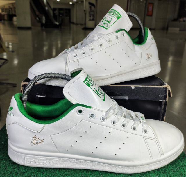 รองเท้า💥adidas stansmith Primegreen💥ของแท้‼️สวยๆ เดิมๆ สภาพดี💥ไซร์ 44.5 รูปที่ 4