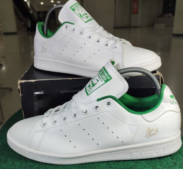 รองเท้า💥adidas stansmith Primegreen💥ของแท้‼️สวยๆ เดิมๆ สภาพดี💥ไซร์ 44.5 รูปที่ 3