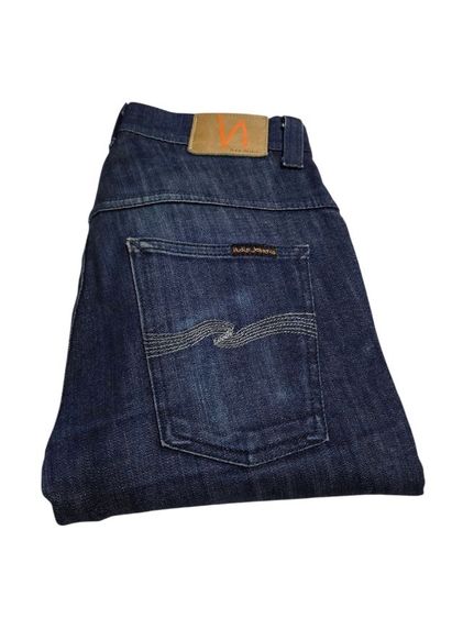 กางเกงยีนส์ ยี้ห้อ Nudie Tape Ted Dry Grey Embo รูปที่ 6