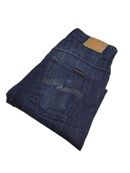 กางเกงยีนส์ ยี้ห้อ Nudie Tape Ted Dry Grey Embo รูปที่ 5