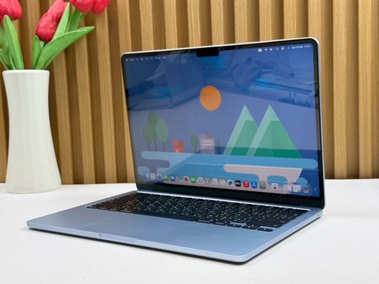 MacBook Air 13.6-inch M4 2025 Ram16GB SSD512GB SkyBlue apple care 22 June 2026  รูปที่ 2