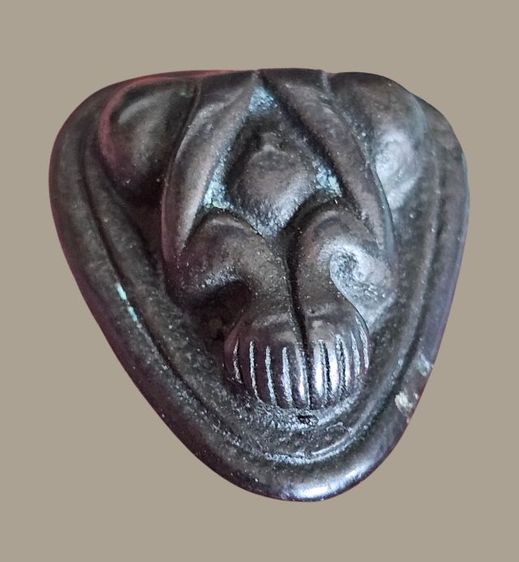 พระปิดตาเนื้อเมฆสิทธิ์หลวงพ่อทับวัดอนงค์ หลังมีจารทั่วองค์ สวยเดิมๆ หายากครับ รูปที่ 3