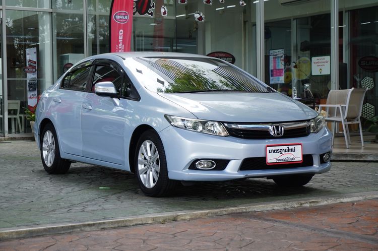 Honda Civic 2012 1.8 E i-VTEC Sedan เบนซิน ไม่ติดแก๊ส เกียร์อัตโนมัติ เทา รูปที่ 2