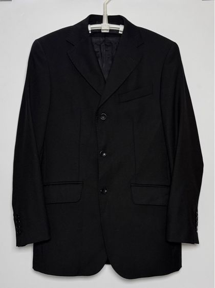 ดำ แขนยาว ⚠️MADE IN ITALY‼️เสื้อสูท MITSUMINE ของแท้ สภาพเหมือนใหม่