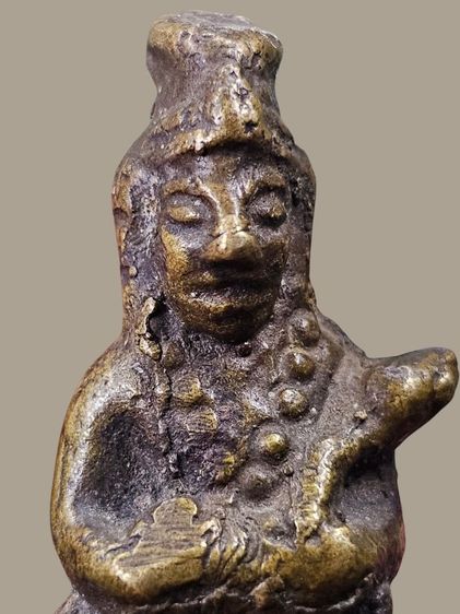 พระกริ่งฤาษี หลวงพ่อเงิน วัดบางคลาน ปี 2456 ออกวัดท่ามะไฟ พระเนื้อจัดเก่าถึงยุค กริ่งดัง พระสวยเดิม ๆ ผิวหิ้งไม่ผ่านการใช้ หายากครับ รูปที่ 2