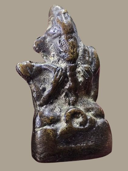 พระพิฆเนศ หลวงพ่อเงิน วัดท่ามะไฟ ปี 2460 อุดกริ่ง นานๆจะได้เจอสวยๆครับ รูปที่ 4