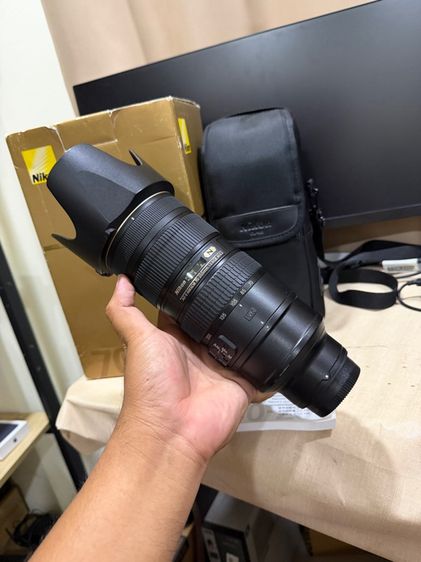 เลนส์ซูม เลนส์ Nikon AF-S 70-200mm F2.8G ED VR II ไม่ฝ้า ไม่รา ใช้งานปกติ โฟกัสลื่นทุกจุด สอบถามได้ครับ