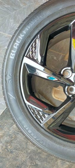 แม็กmg ขอบ17 สีอบpowder coat พร้อมยางblackhawk 215 55 17 ปี24 ใส่ mg 4 mg EP mg zs EV อื่นๆ 5 รู 112 รูปที่ 9