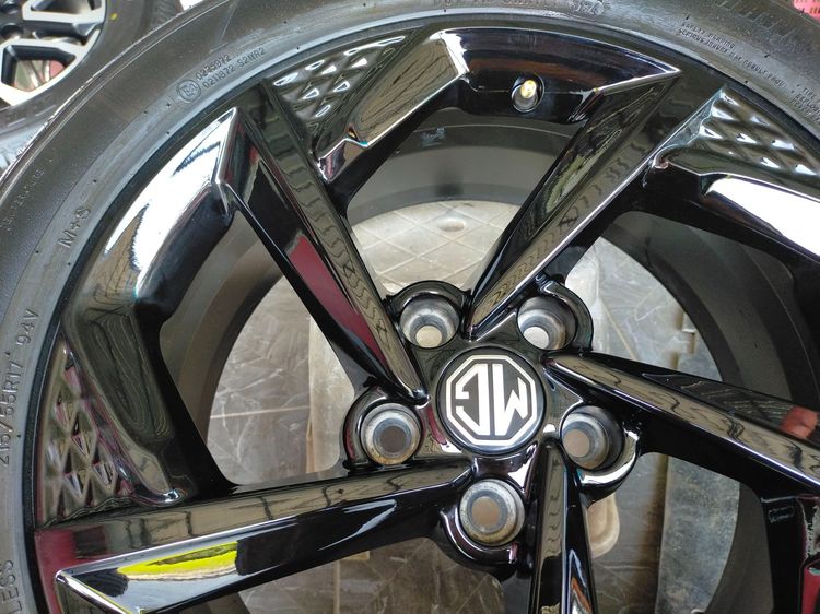 แม็กmg ขอบ17 สีอบpowder coat พร้อมยางblackhawk 215 55 17 ปี24 ใส่ mg 4 mg EP mg zs EV อื่นๆ 5 รู 112 รูปที่ 7