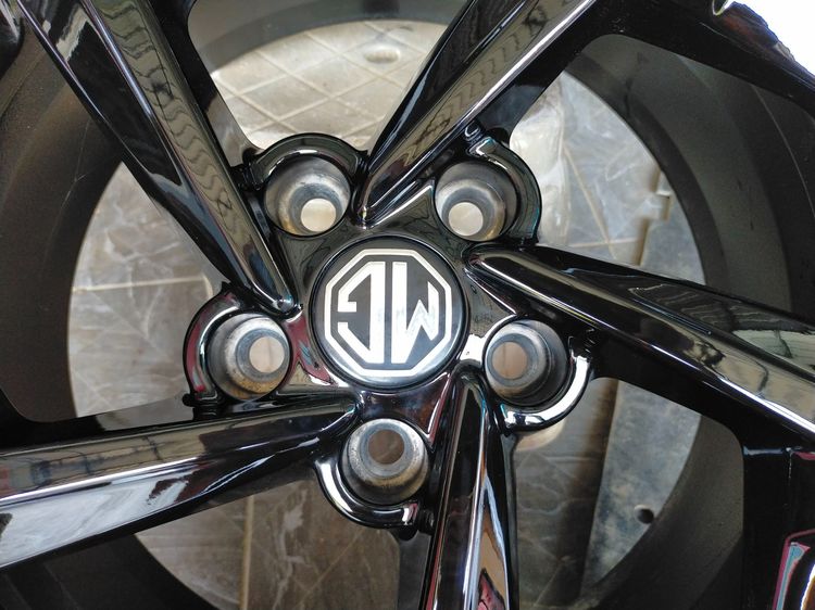 แม็กmg ขอบ17 สีอบpowder coat พร้อมยางblackhawk 215 55 17 ปี24 ใส่ mg 4 mg EP mg zs EV อื่นๆ 5 รู 112 รูปที่ 5