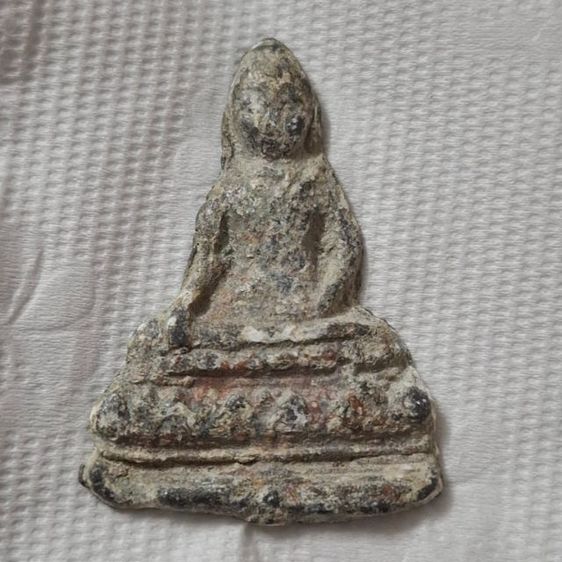 พระอู่ทองเนื้อชินตะกั่วสนิมแดงไม่ทราบกรุ สภาพพอสวย