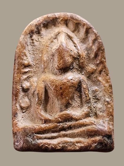 พระกำเเพงซุ้มกอ กำแพงเพชร พระเนื้อดิน พิมพ์กลาง กรุทุ่งเศรษฐี กำเเพงเพชร รูปที่ 2