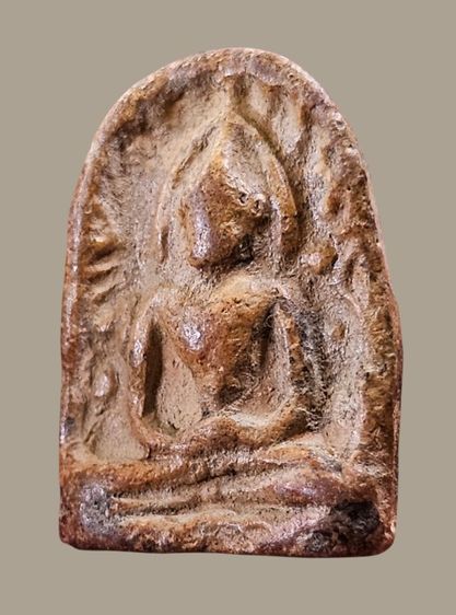 พระกำเเพงซุ้มกอ กำแพงเพชร พระเนื้อดิน พิมพ์กลาง กรุทุ่งเศรษฐี กำเเพงเพชร รูปที่ 5