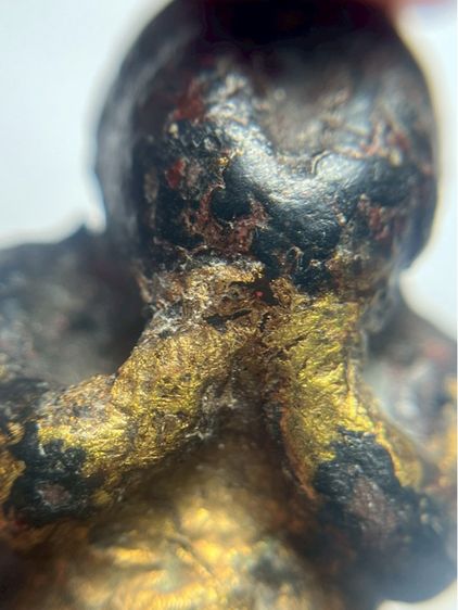 (ขายแล้ว)พระปิดตาวัดสะพานสูง ลงรักปิดทอง รูปที่ 8