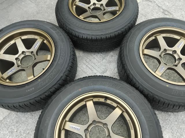 แม็ก te37 พร้อมยาง 265 60 18 Bridgestone B 22 รูปที่ 7