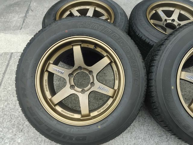 แม็ก te37 พร้อมยาง 265 60 18 Bridgestone B 22 รูปที่ 2