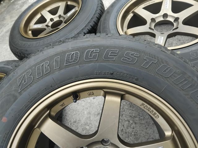 แม็ก te37 พร้อมยาง 265 60 18 Bridgestone B 22 รูปที่ 3
