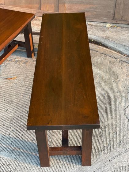 ม้านั่งยาวไม้สัก รูปที่ 6