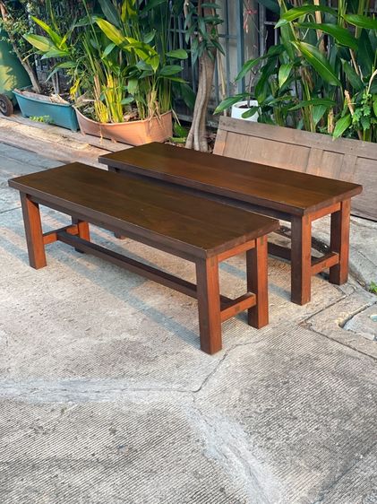 ม้านั่งยาวไม้สัก รูปที่ 3