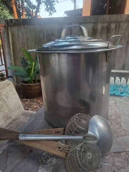 ขายหม้อก๋วยเตี๋ยว พร้อมอุปกรณ์3ชิ้น รูปที่ 3