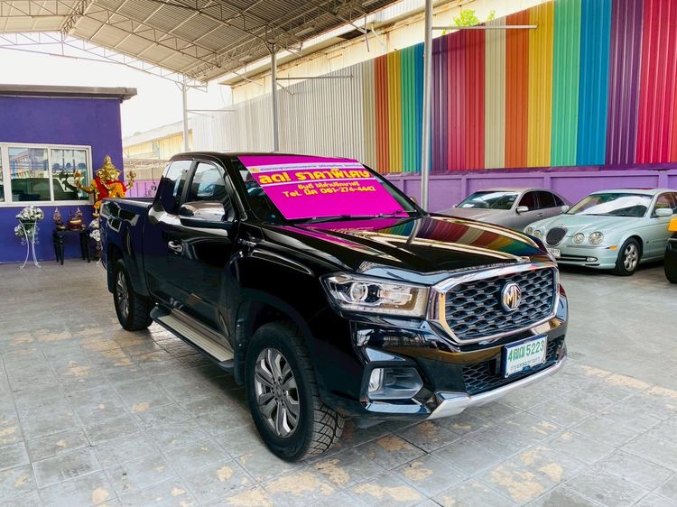 MG Extender 2022 2.0 Grand X Pickup ดีเซล ไม่ติดแก๊ส เกียร์ธรรมดา ดำ รูปที่ 2