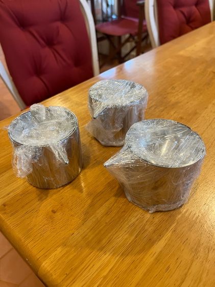 ที่เขี่ยบุหรี่ สแตนเลส งานยุโรป  สภาพไม่เคยใช้งาน เหมา3ตัว 5500บาท รูปที่ 5