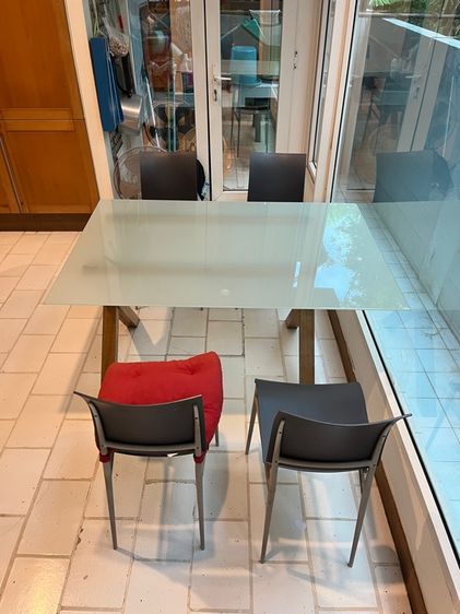 ชุดโต๊ะอาหารเก้าอี้ CASSINA - Miss C.O.C.O. Italy 4ตัว สภาพสวย รูปที่ 2