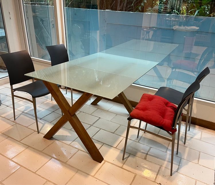 อื่นๆ ชุดโต๊ะอาหารเก้าอี้ CASSINA - Miss C.O.C.O. Italy 4ตัว สภาพสวย