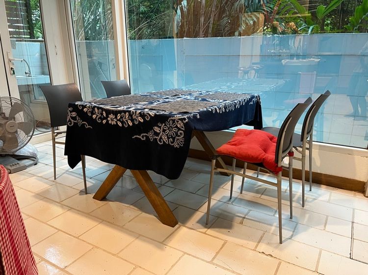 ชุดโต๊ะอาหารเก้าอี้ CASSINA - Miss C.O.C.O. Italy 4ตัว สภาพสวย รูปที่ 9