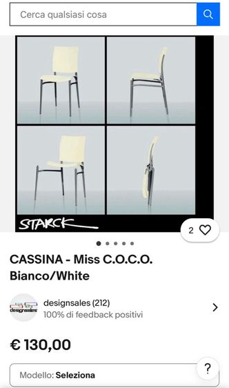 ชุดโต๊ะอาหารเก้าอี้ CASSINA - Miss C.O.C.O. Italy 4ตัว สภาพสวย รูปที่ 12