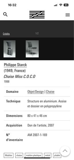 ชุดโต๊ะอาหารเก้าอี้ CASSINA - Miss C.O.C.O. Italy 4ตัว สภาพสวย รูปที่ 14