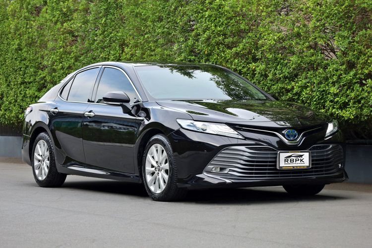 Toyota Camry 2019 2.5 Hybrid Sedan ไฮบริด ไม่ติดแก๊ส เกียร์อัตโนมัติ ดำ รูปที่ 4