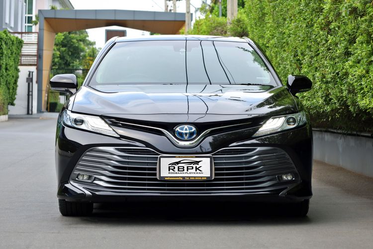 Toyota Camry 2019 2.5 Hybrid Sedan ไฮบริด ไม่ติดแก๊ส เกียร์อัตโนมัติ ดำ รูปที่ 3