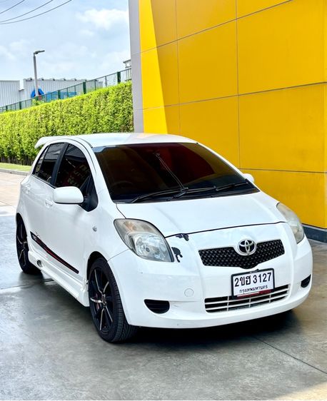 Toyota Yaris 2007 1.5 E Sedan เบนซิน ไม่ติดแก๊ส เกียร์อัตโนมัติ ขาว รูปที่ 3