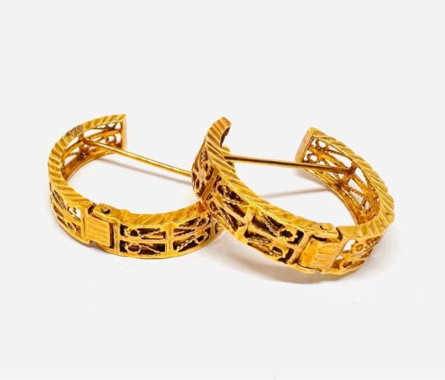 ต่างหูทองคำแท้ 90