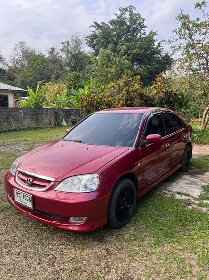 Honda Civic 2003 1.7 VTi Sedan เบนซิน ไม่ติดแก๊ส เกียร์อัตโนมัติ แดง รูปที่ 2