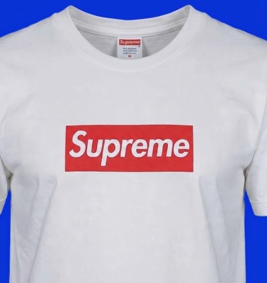 Supreme Box Logo Tee - shirt Made in USA รูปที่ 6