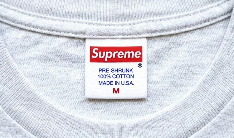 Supreme Box Logo Tee - shirt Made in USA รูปที่ 5