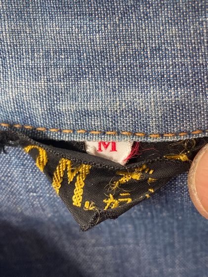 เชี้ตแขนยาวผ้ายีนส์บาง รูปที่ 4