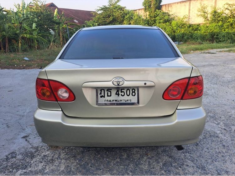Toyota Altis 2002 1.6 J Sedan เบนซิน ไม่ติดแก๊ส เกียร์อัตโนมัติ บรอนซ์ทอง รูปที่ 4