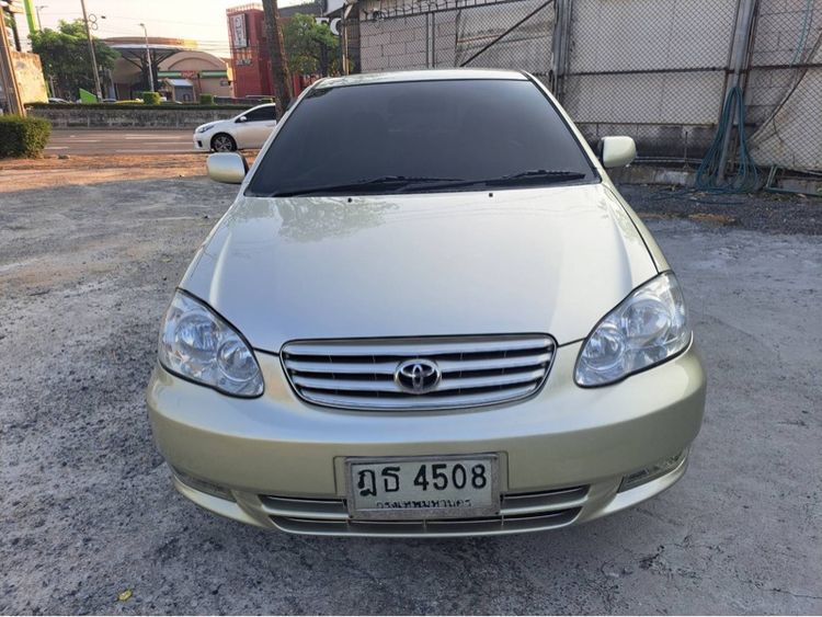 Toyota Altis 2002 1.6 J Sedan เบนซิน ไม่ติดแก๊ส เกียร์อัตโนมัติ บรอนซ์ทอง รูปที่ 2