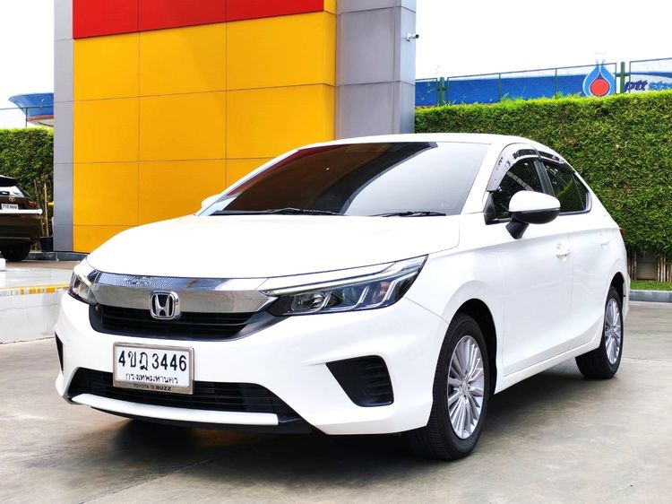Honda City 2023 1.0 V Sedan เบนซิน ไม่ติดแก๊ส เกียร์อัตโนมัติ ขาว รูปที่ 2