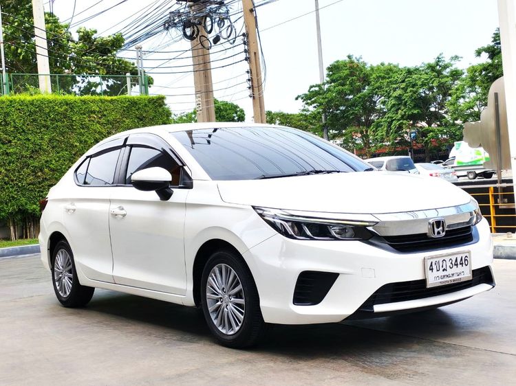 Honda City 2023 1.0 V Sedan เบนซิน ไม่ติดแก๊ส เกียร์อัตโนมัติ ขาว รูปที่ 3